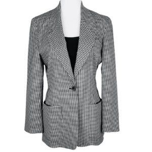 HP🎉ANNE KLEIN II Vintage Check Jacket Blazer 2P